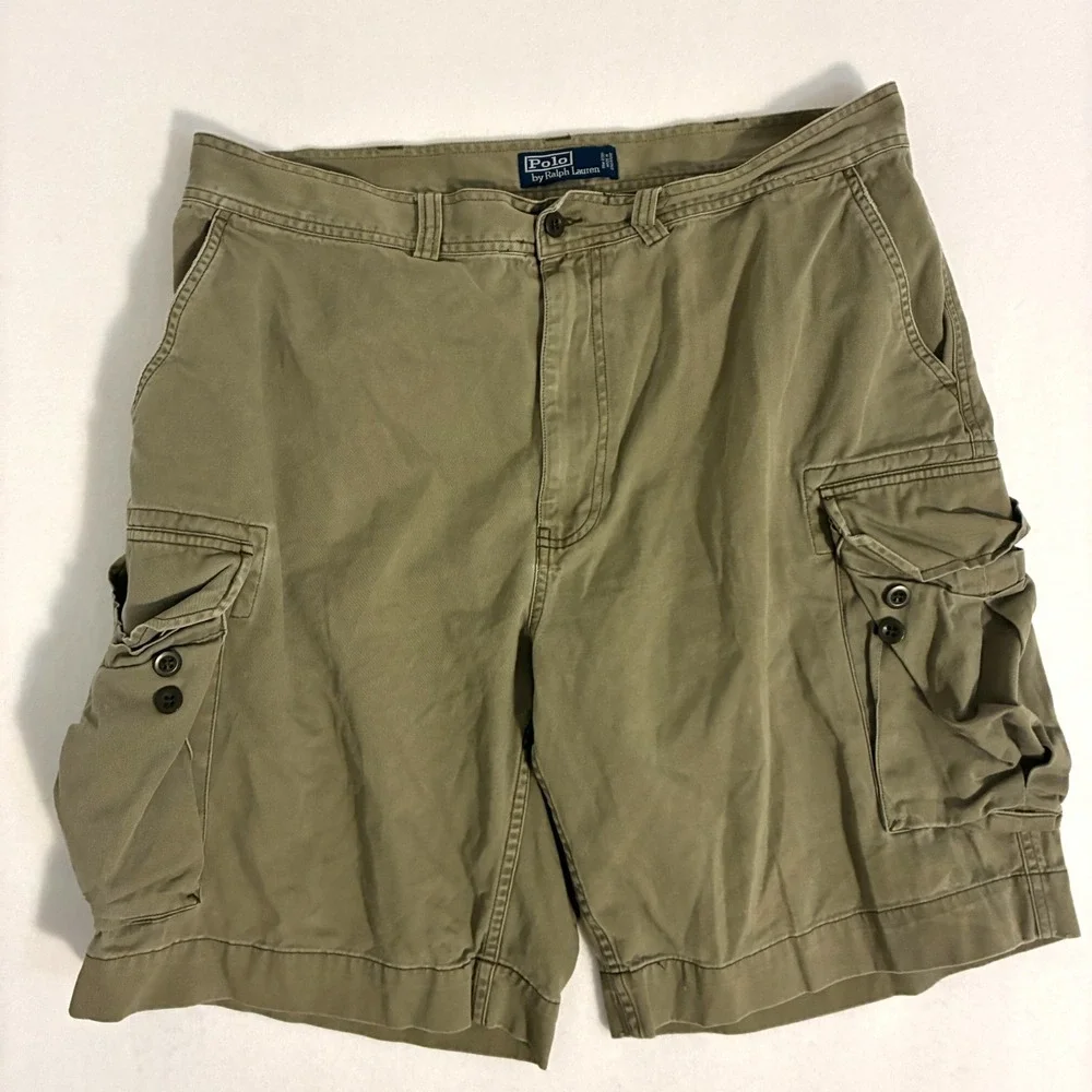 Vtg Y2K Polo Ralph Lauren Cargo Shorts Men's Size 38 10